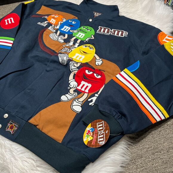 JH DESIGN M&M JACKET SIZE 4XL M & M'S BLUE - Picture 3 of 7